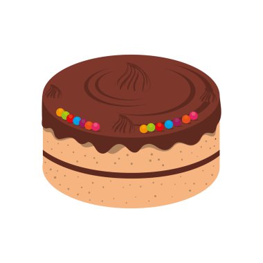 doğum günü pasta tatlı izole kiraz mumlar