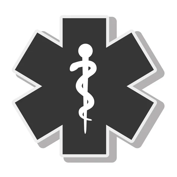 Symbol Medizin medizinischer Dienst Design — Stockvektor