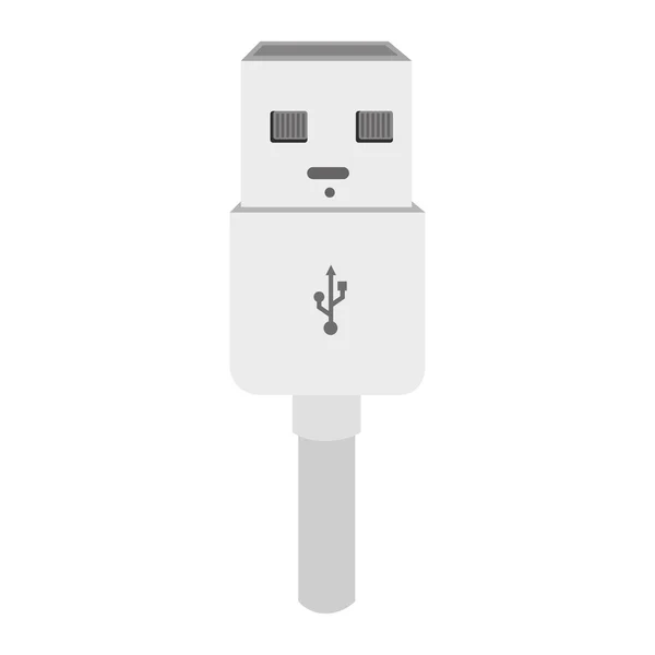 USB ansluten backup design — Stock vektor