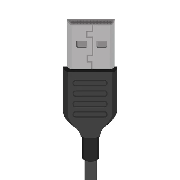 USB connecté conception de sauvegarde — Image vectorielle