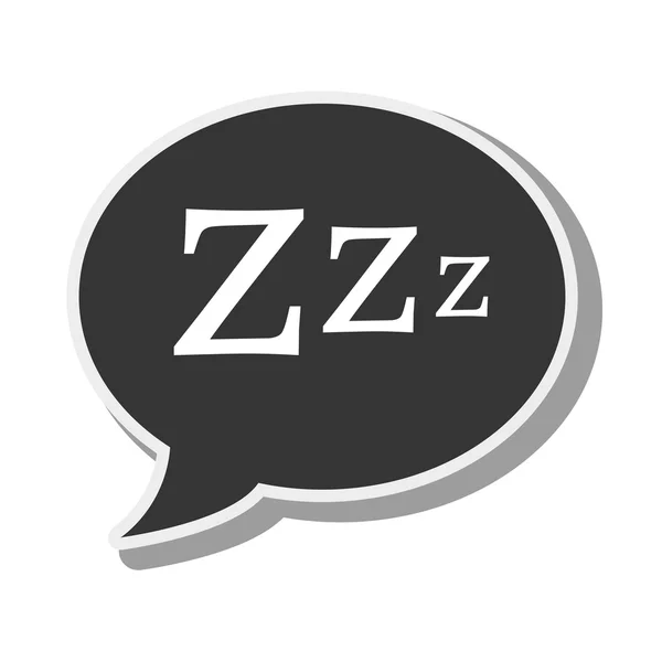 泡沫语音睡眠设计 — 图库矢量图片