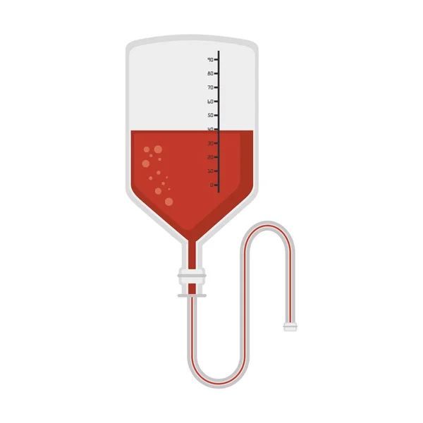 Bolsa de sangre medicina — Archivo Imágenes Vectoriales
