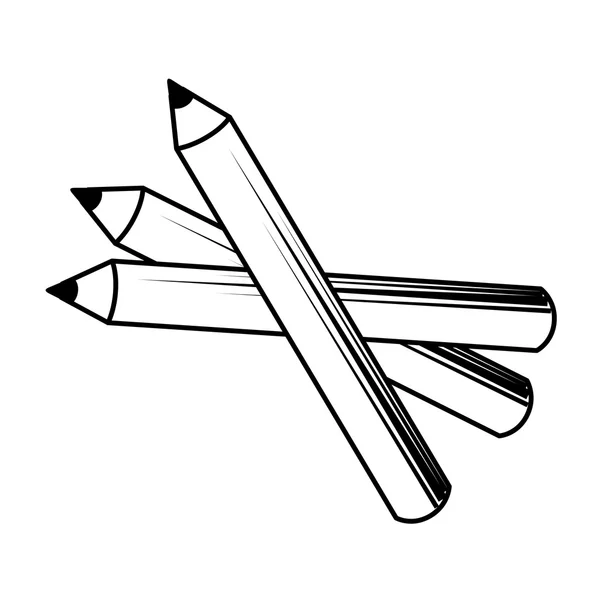 Ołówek makijaż na białym tle — Wektor stockowy
