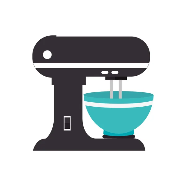 Mischpult Gerät Küche isoliert — Stockvektor