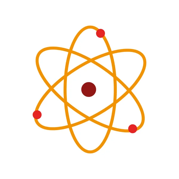 Química atómica nuclear molecular aislada — Vector de stock