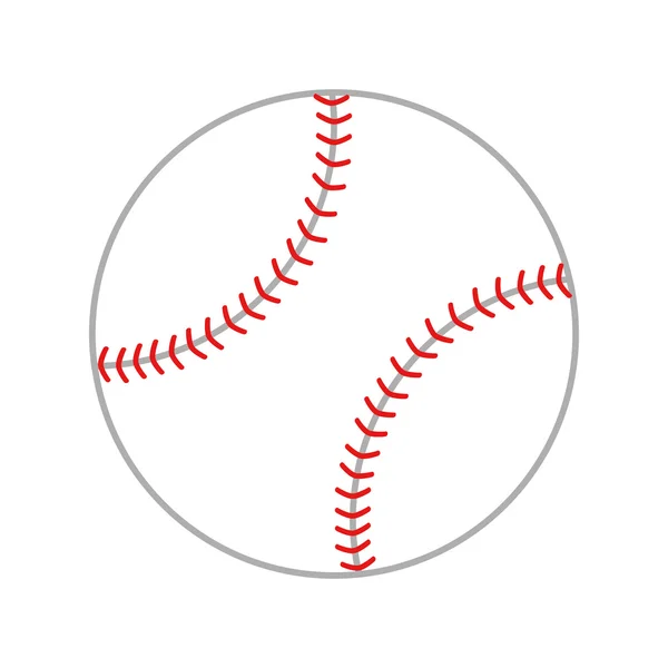 Baseball isoliertes Design — Stockvektor