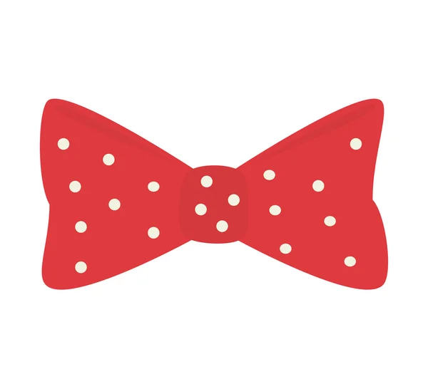 Bow tie hipster retro vintage isolated — Stock Vector