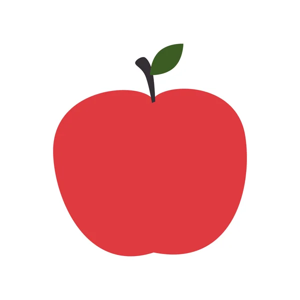 Apple ovoce zdravé výživy, samostatný — Stockový vektor