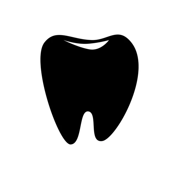 Ícone odontologia dentária isolada — Vetor de Stock