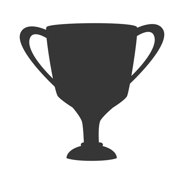 分離されたチャンピオン トロフィの勝利 — ストックベクタ