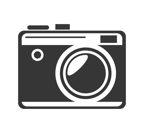 Camera retro vintage isolated — Stock Vector