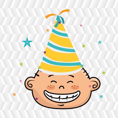 çocuk parti şapka çizgi film