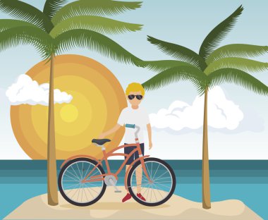 yaz tatil tatil simgesi