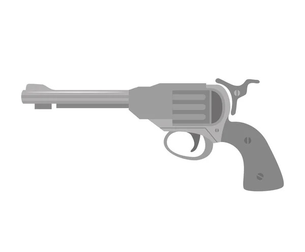 Revolver wapen pistool — Stockvector