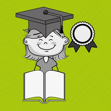 kız öğrenci kitap kapağı