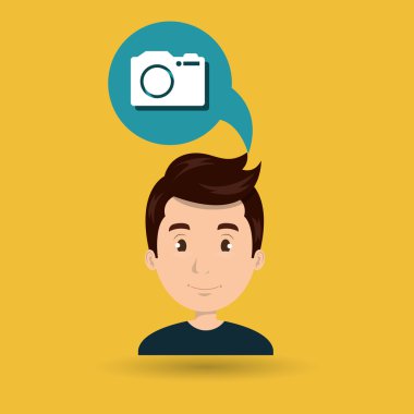 adam kamera fotoğraf görüntüleri