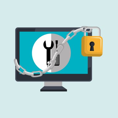 adam bilgisayar asma kilit