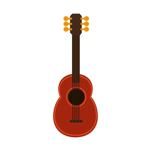 Ukelele guitarra música havaiana — Vetor de Stock