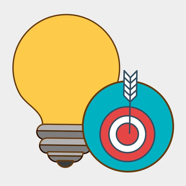 Ikone der Idee — Stockvektor