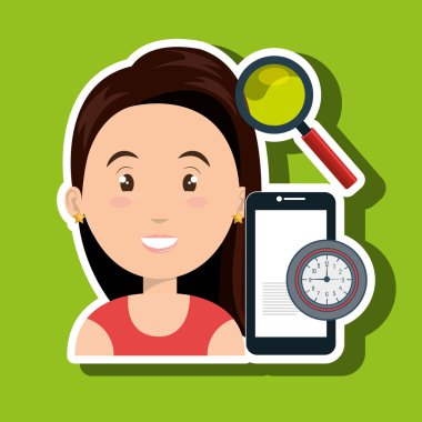 Kadın akıllı telefon arama izle