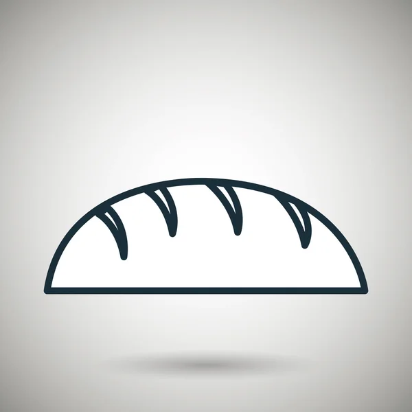 Panadería icono de chop — Vector de stock