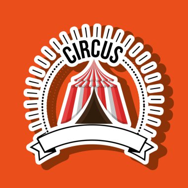 büyük çadırın eğlenceli simgesi