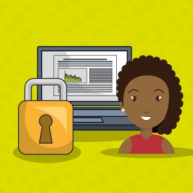 kadın veri temel dizüstü bilgisayar