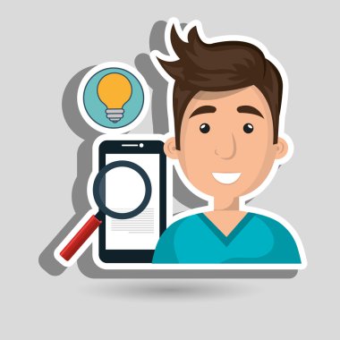 adam akıllı telefon arama tasarım