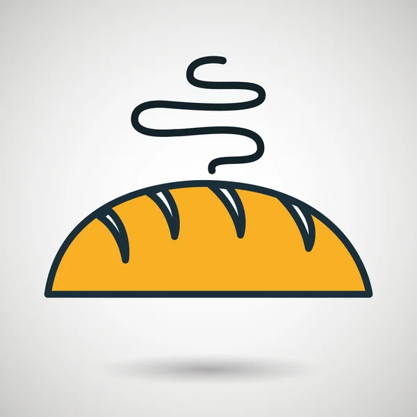 Bread bakery chop icon — Stock Vector