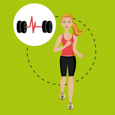 Spor Sağlık çalıştırmak kadın