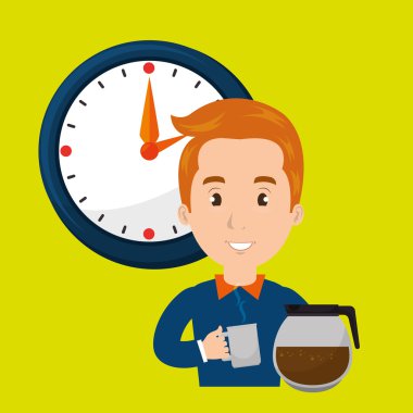 adam saat kahve Kupası