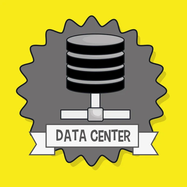 データ センター基本アイコン — ストックベクタ