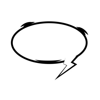 konuşma balonu çizgi