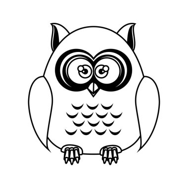 Baykuş kuş çizgi film