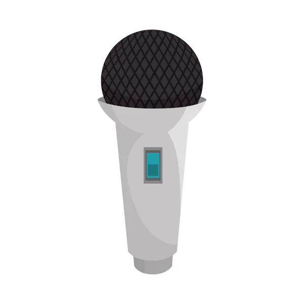 Mikrofonu mic audio technika — Stockový vektor