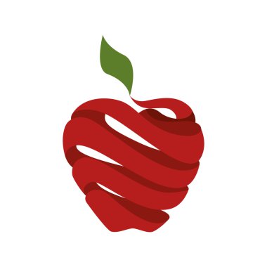 kırmızı elma meyvesi