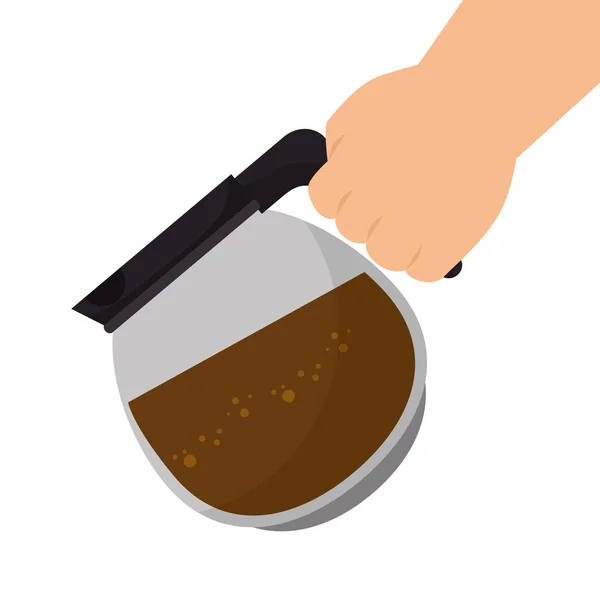 咖啡壶喝 — 图库矢量图片