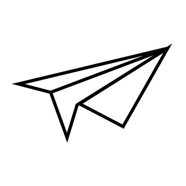 PAPERPLANE repülő játék — Stock Vector