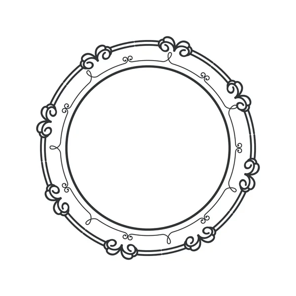 Bordure cadre ornement — Image vectorielle