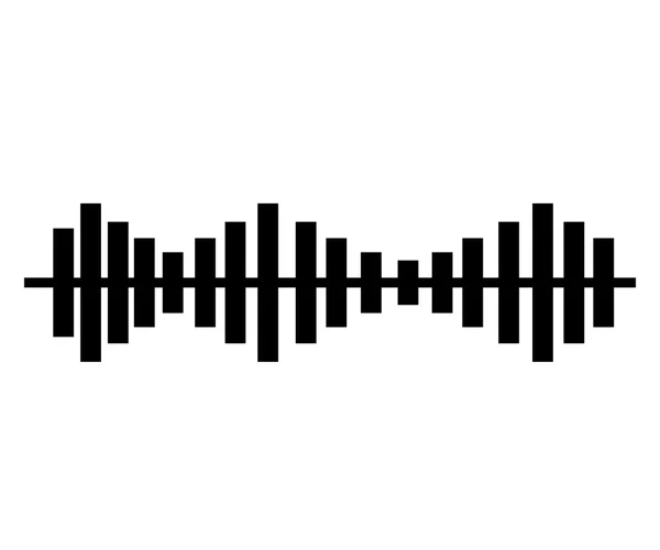 Musique Ondes sonores — Image vectorielle