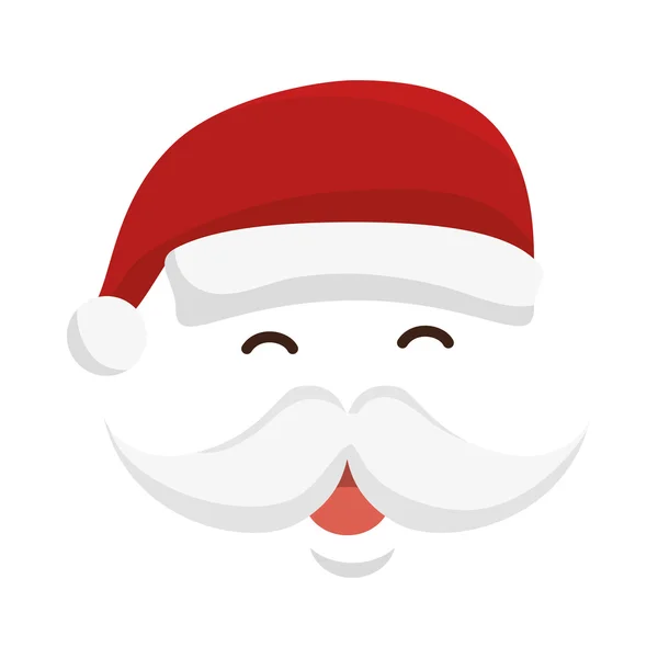 Santa claus face — Stock Vector