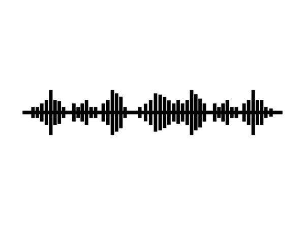 Musique Ondes sonores — Image vectorielle