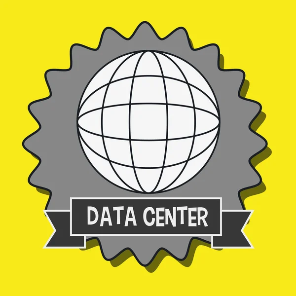 データ センターの世界 — ストックベクタ