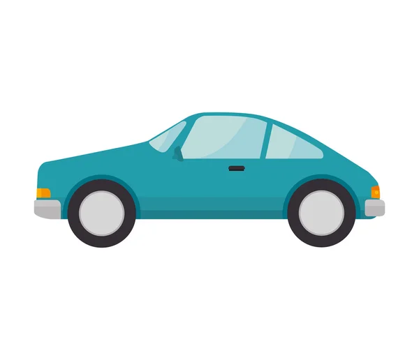 Vehículo de coche azul — Vector de stock