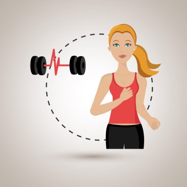 Spor Sağlık çalıştırmak kadın
