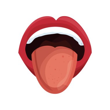 ağız kırmızı seksi dudaklar