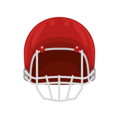 Kırmızı kask Amerikan futbolu