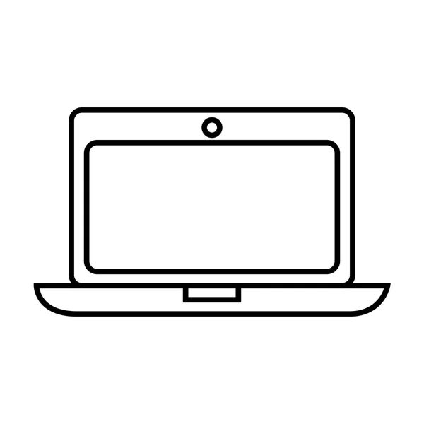 Computadora portátil Tecnología — Vector de stock