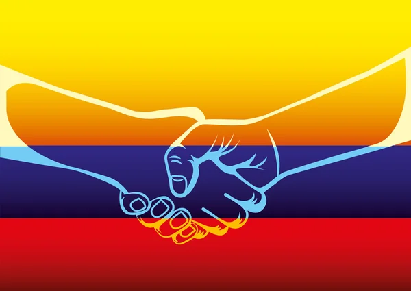 Колумбійський мирного договору символ — стоковий вектор