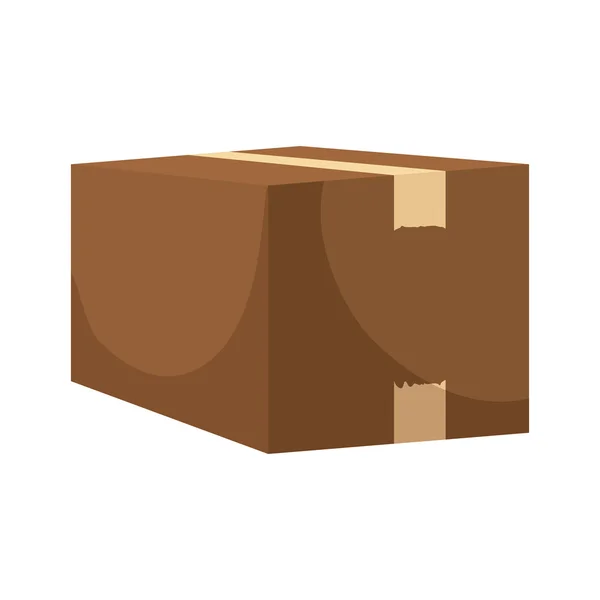 Diseño de caja de cartón — Vector de stock